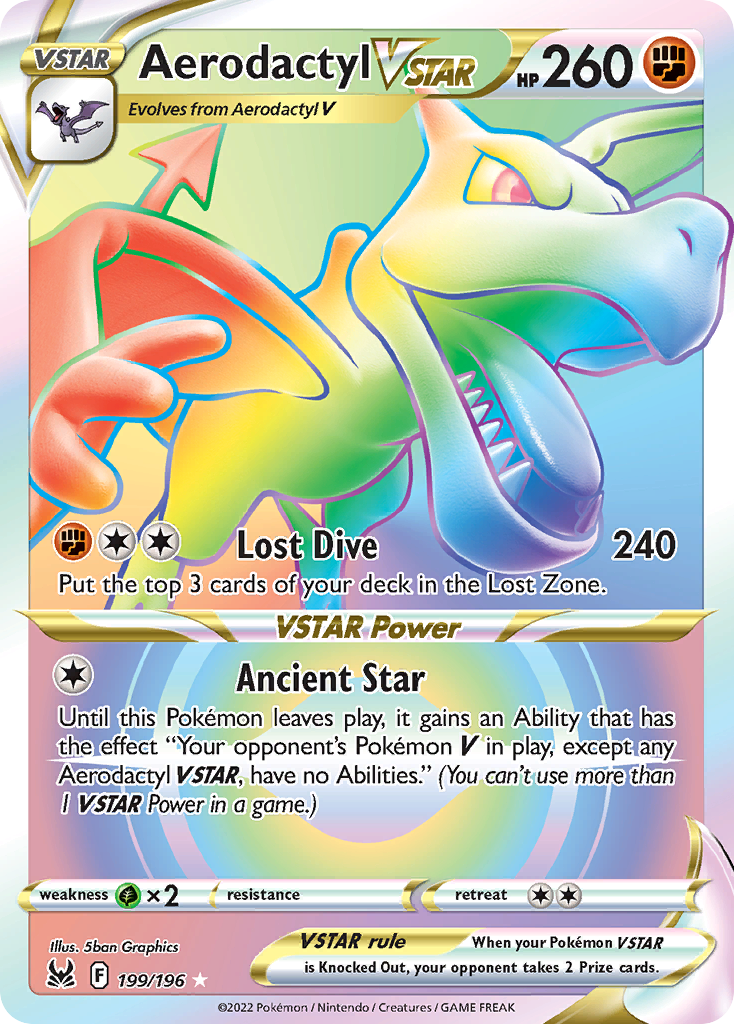 Lost Origin Aerodactyl VSTAR #199